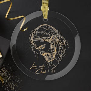 2025 LDS Youth Theme Ornament, Look Unto Christ Theme Gift, Missionary Gift Idea, LDS Missionary Gift, LDS Youth Gift, D&C 6:36 Theme