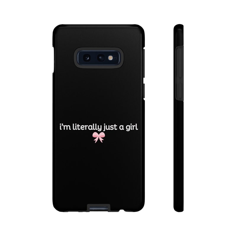 I'm Literally Just a Girl Phone Case for Samsung, Tough Case, Coquette Phone Case, Galaxy Case, Pink Phone Cases, Teen Birthday, Y2K Saying image 6