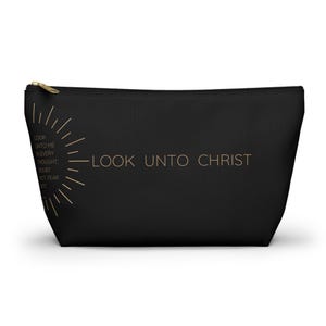 Look Unto Christ 2025 LDS Youth Theme Gift, Look Unto Christ Theme Pouch, Missionary Gifts, LDS Missionary Gift, LDS Youth Gift, D&C 6:36