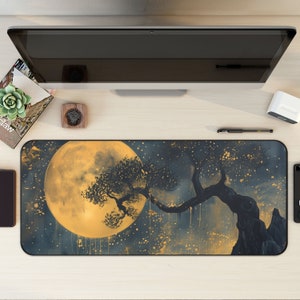 Celestial Desk Mat, Gaming Mouse Pad, Large Deskmat, Kawaii Desk Mat, Keyboard Mouse Mat, Large Deskmat, Deskmat Aesthetic, Lofi Desk Mat