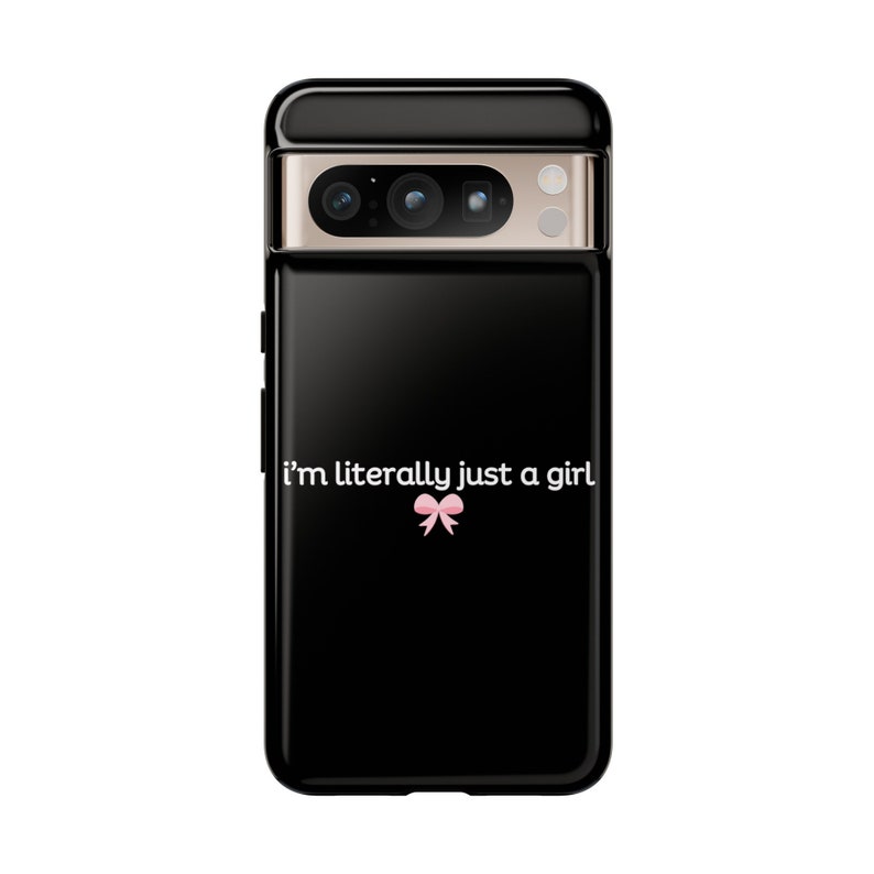 I'm Literally Just a Girl Phone Case for Samsung, Tough Case, Coquette Phone Case, Galaxy Case, Pink Phone Cases, Teen Birthday, Y2K Saying image 8