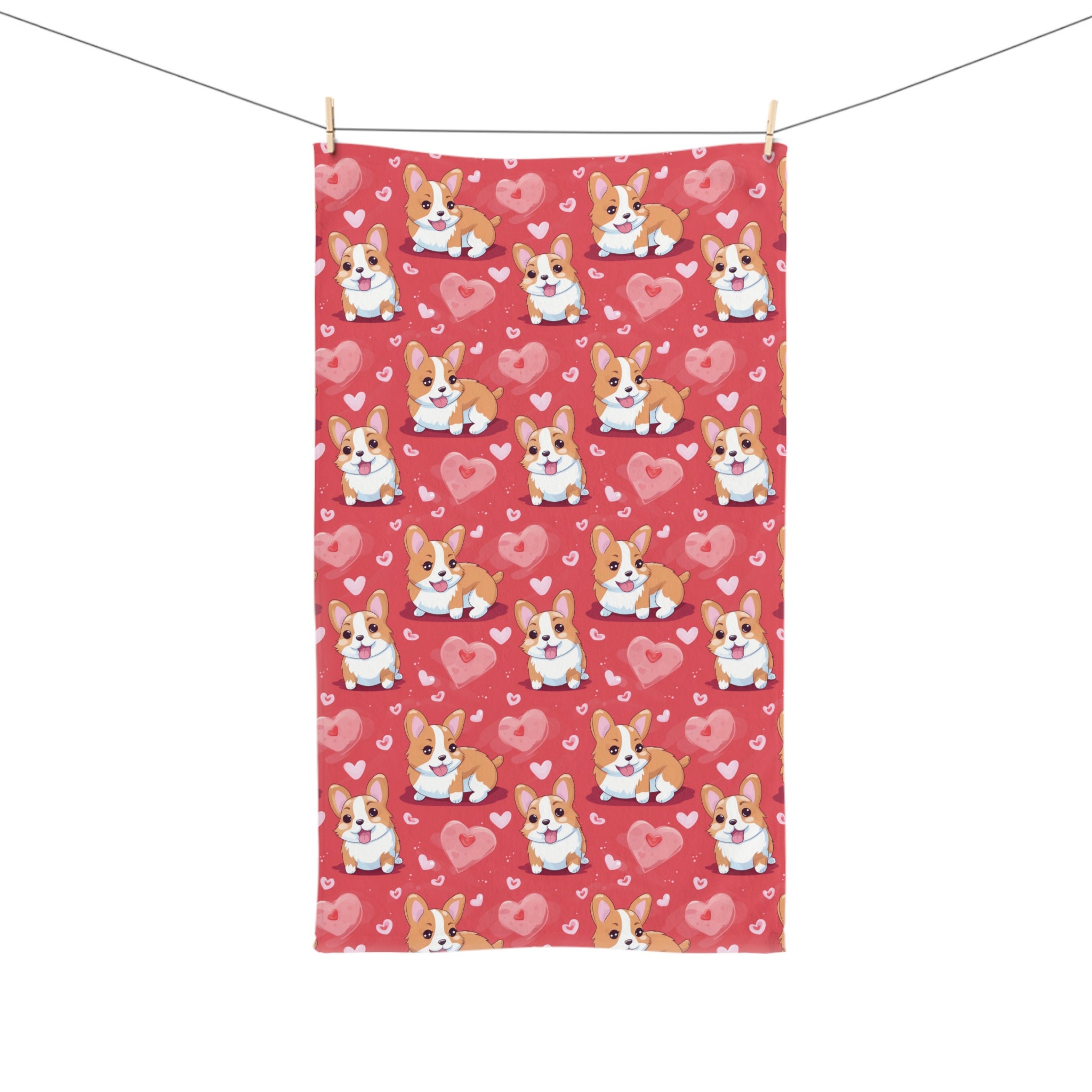Asciugamani Da Cucina Divertenti Con Corgi - 40x61 Cm Decorativi E