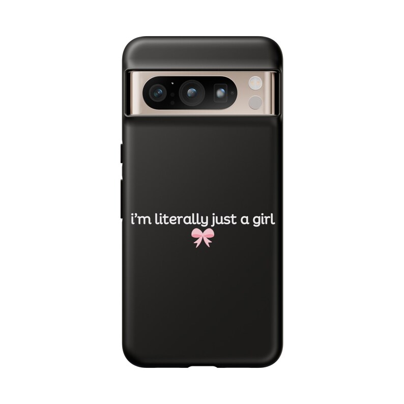 I'm Literally Just a Girl Phone Case for Samsung, Tough Case, Coquette Phone Case, Galaxy Case, Pink Phone Cases, Teen Birthday, Y2K Saying image 7
