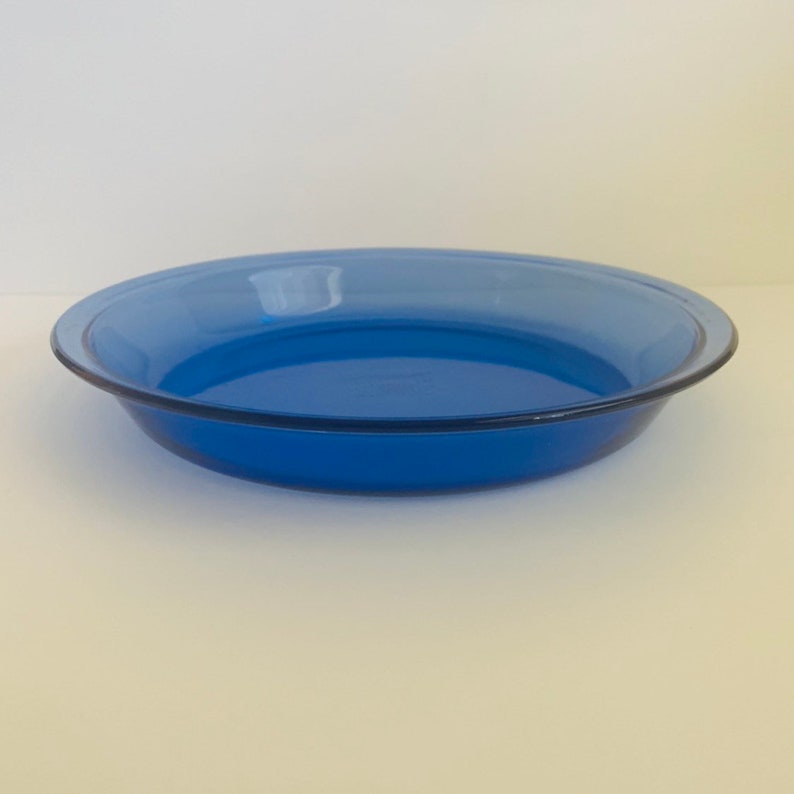 Vintage pyrex cobalt blue baking dish oblong 2 quart anchor etsy