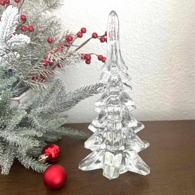 Clear Glass Pine Tree - Etsy
