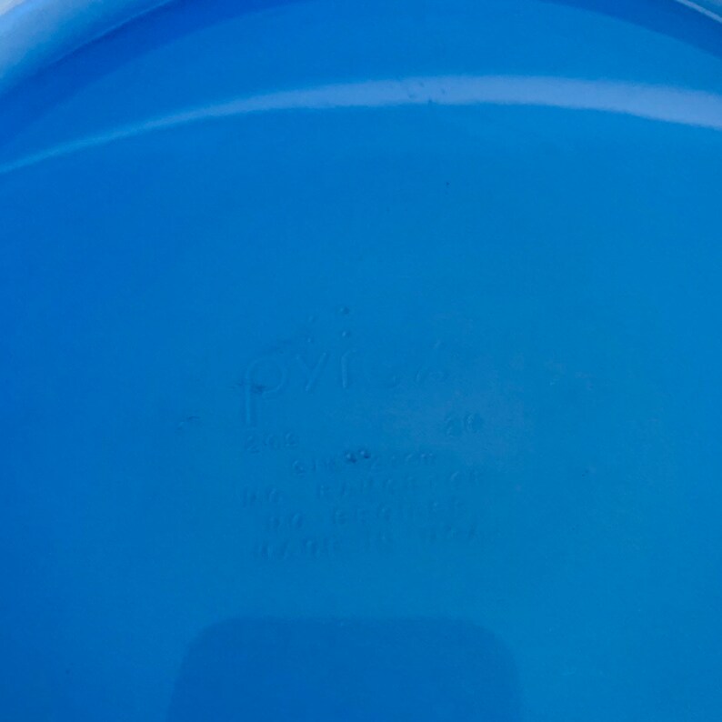 Vintage pyrex cobalt blue baking dish oblong 2 quart anchor etsy