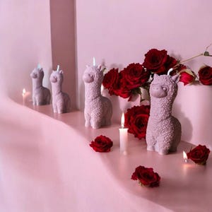 Alpaca guest gift, wedding gift, alpaca gift, animal candle, alpaca birthday gift, souvenir alpaca