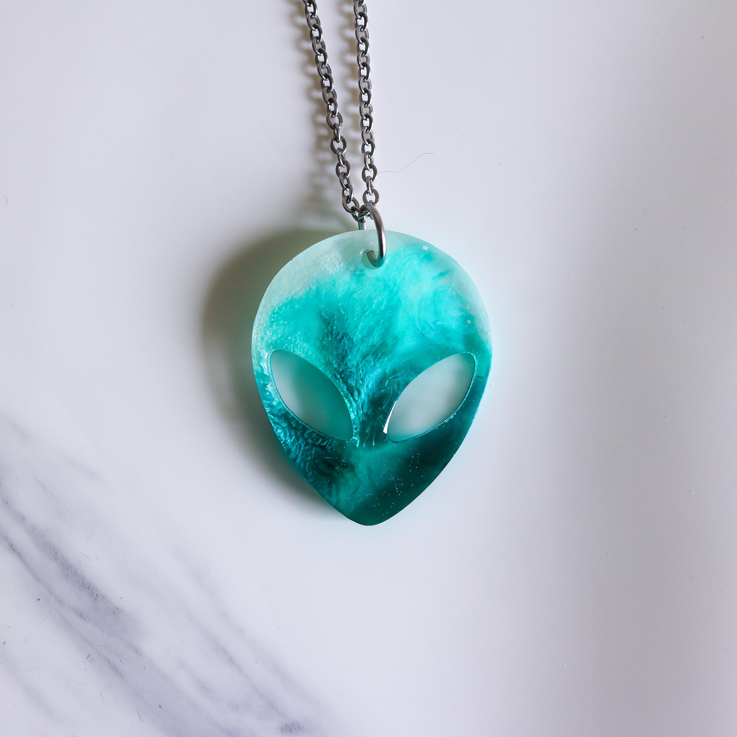Collana con ciondolo a fora di scienza atoica, idea regalo per