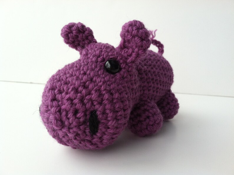 purple hippo stuffed animal