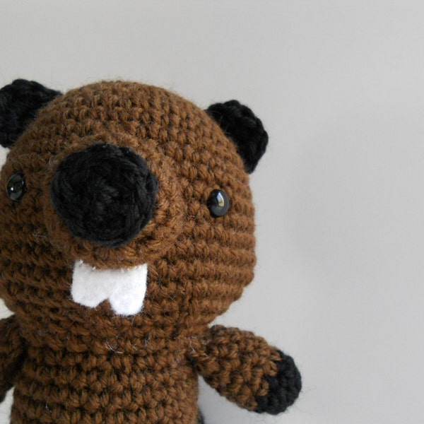 Amigurumi Crochet Beaver Plush Toy Kawaii Plush Beaver Woodland Nursery Decor Gift Under 50 Plushie Beaver Stuffed Animal Beaver