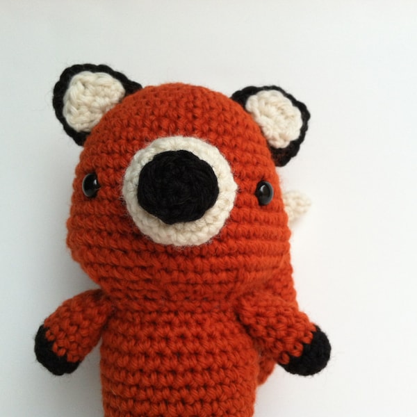 Amigurumi Crochet Fox Plush Toy Kawaii Plush Fox Nursery Decor Gift Under 50 Fox Plushie Doll Woodland Fox Stuffed Animal Fox