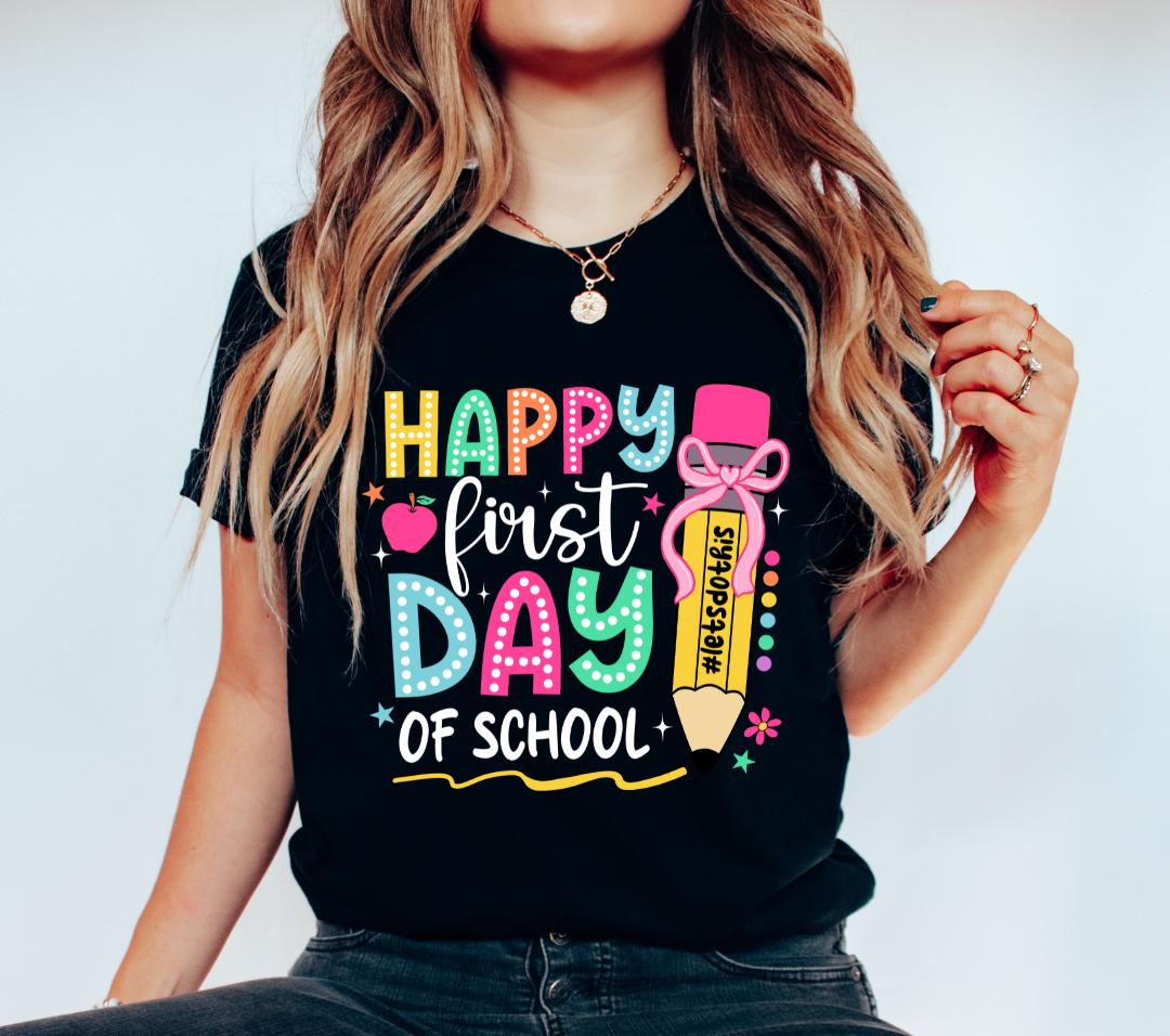 Happy First Day of School PNG, 1st day of school Png, Back to School Png, First Day Of School Png, Teacher Png, Hello school Png,Sublimation