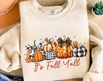 It&#39;s fall y&#39;all Leopard Pumpkin Png, Fall Pumpkin PNG, Fall Shirt Png, Trendy Sublimation Download, Fall Autumn Sublimation, Fall girl png