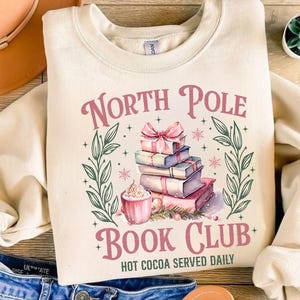 All Booked for Christmas Png, Christmas Books Png, Book Lovers Png, Christmas Teacher Png, Librarian Gift Png, North Pole Readers Png