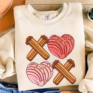 Concha XOXO Png, Valentines Png, Concha Valentine, Pastel Valentines Day, Valentines Sublimation, Conchas Png Valentines, Sublimation