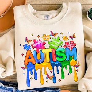 Autism Awareness PNG, ,Inspirational Autism Sublimation Autism Support PNG, Creative Autism Awareness, Positive Autism Png Digital Download