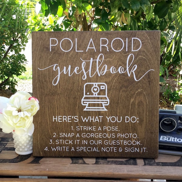 Guestbook Sign, Photo Guestbook, Oh Snap Sign, Share the Love Sign, Social Media Sign, Hashtag Sign, Instant Photo Sign, Rustic Wedding Sign