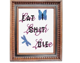 Live Laugh Love Cross Stitch Pattern