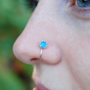Silver Nose Ring Hoop - Turn your Nose Stud into a Nose Ring w/ this Super Cool, Fun Enhancer – A Totally Unique Nose Ring Hoop