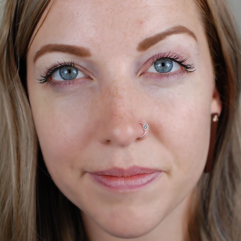 nickel free nose hoop