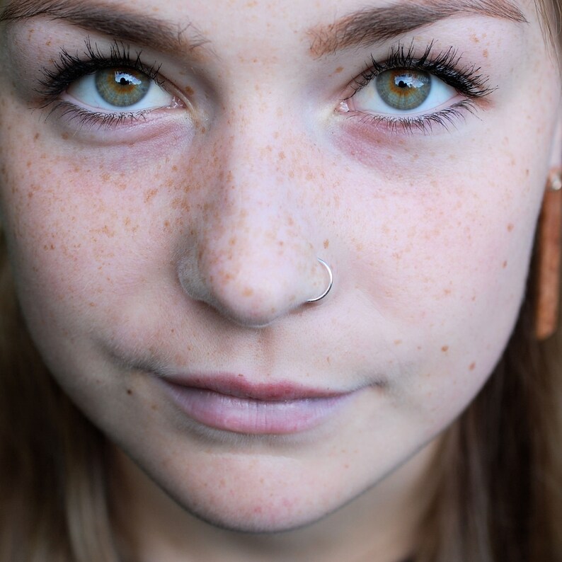 sterling nose ring