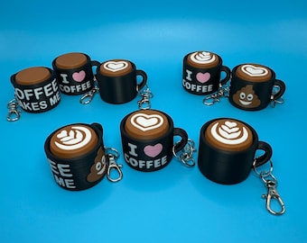 Coffee Clicker Fidgets - 3D Printed Fidgets - Fidget Multi-Packs