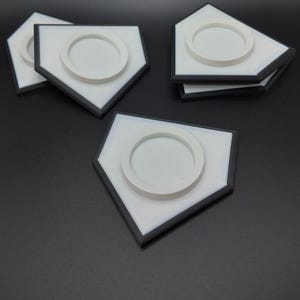 Softball Display Stands! (5 Pack) - Softball Decor - 3D Printed