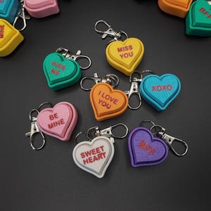 Conversation Hearts Clicker Fidgets - Valentine's Day - 3D Printed Fidgets - Fidget Multi-Packs