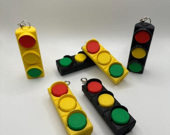 Traffic Light Clicker Fidgets - 3D Printed Fidgets - Fidget Multi-Packs