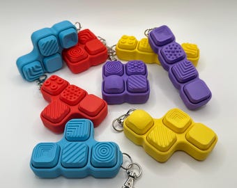 Sensory Clicker Fidget Keychains! - 3D Printed