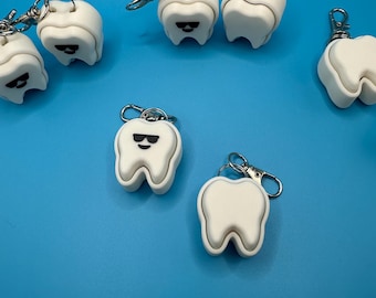 Teeth Fidgets! - Clicker Fidget Keychains - 3D Printed Fidgets