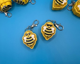 Bumble Bee Fidgets! - Clicker Fidget Keychains - 3D Printed Fidgets