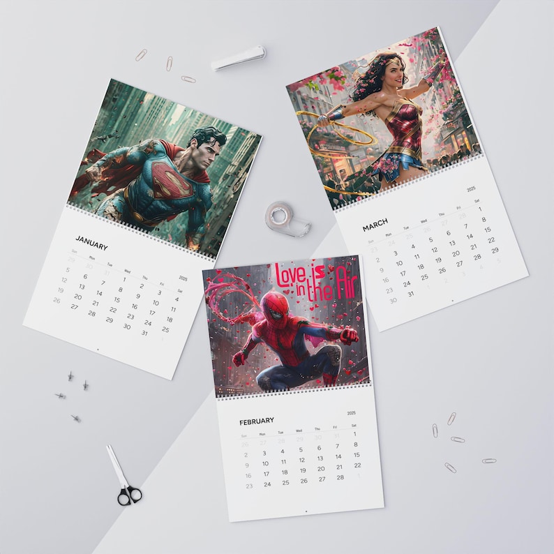 The Hero's Almanac Wall Calendars 2025 Etsy