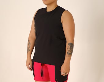 Conjunto completo GenderBender con sujetador rígido apto para nadar y camiseta de natación acoplable