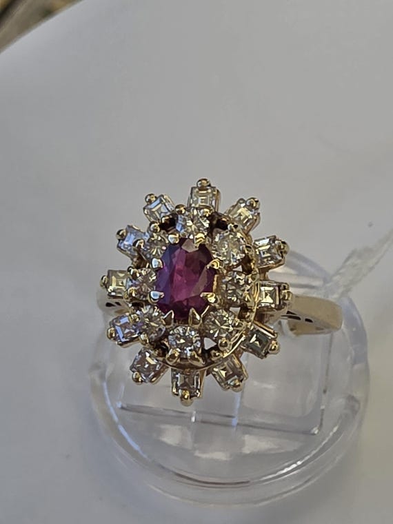 Ruby and diamond ring - image 10