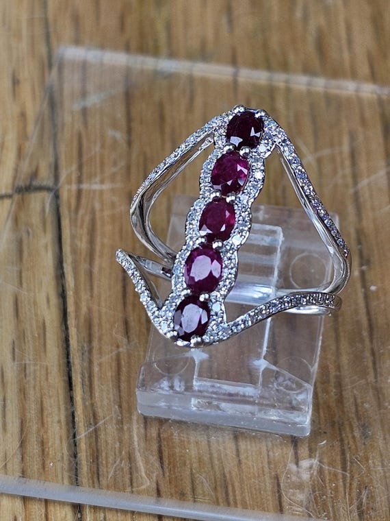 Effy Natural Ruby and diamond statement ring. - image 7
