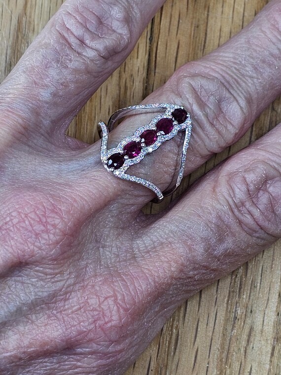 Effy Natural Ruby and diamond statement ring. - image 9