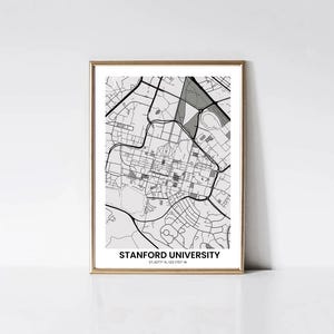 Stanford University Wall Art, University Memorabilia Prints, Wall Decor, Living Room Decor, Office Decor