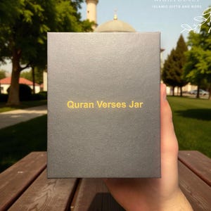 Słoik z wersetami Koranu, islamskie przypomnienia, prezent dla przyjaciół, na ślub, ukończenie szkoły, muzułmanin, Eid, Nikkah, słoik z wersetami, islamski słoik, ręcznie robiony zdjęcie 5