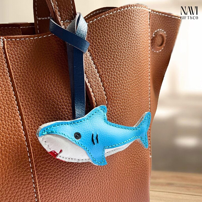 Leather Baby Shark Bag