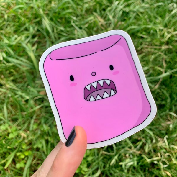 Marshmallow!!!!  A cute translucent sticker of the Summer Camp Island character