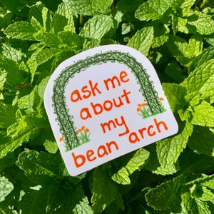 Ask me about my bean arch: Joe Pera sticker