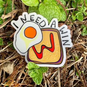 I need a win! STICKER - Joe Pera Mike Melsky quote sticker