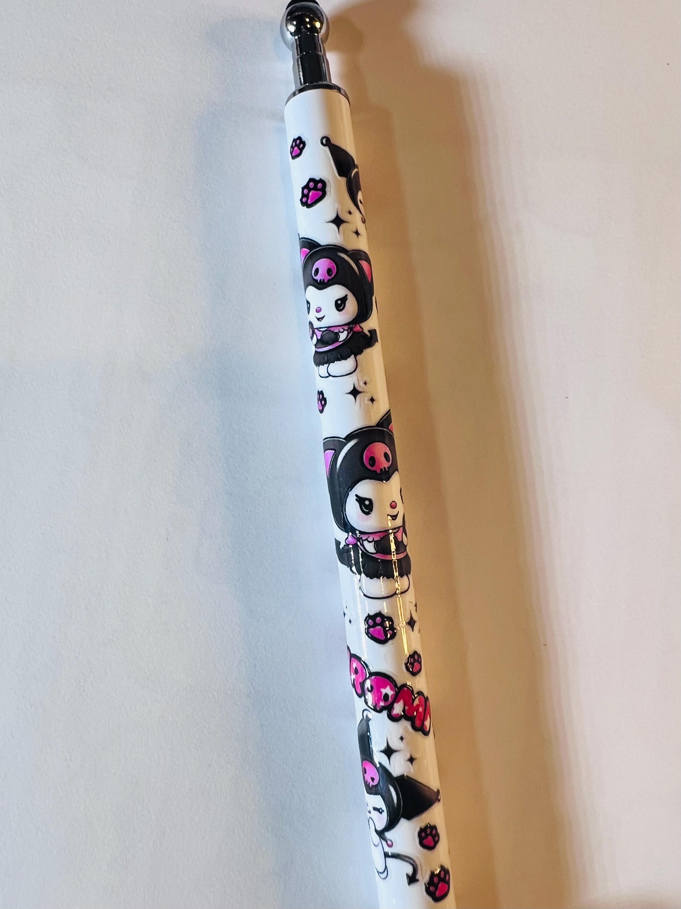Bling Stylist Pen -Kuromi with paws |Glass Rhinestones|Bedazzled