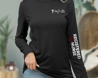 Registered Nurse Long Sleeve Shirt - RN Medical Apparel