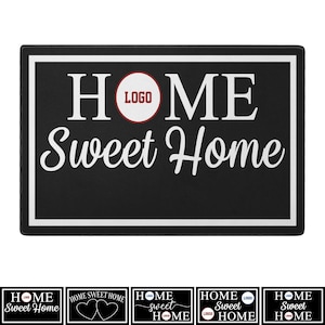 Custom House Divided Sports Home Sweet Home-deurmat, House Divided College-tapijt, maak je eigen Custom House Divided Sport-logodeurmat