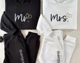 Conjunto de sudaderas a juego para parejas, sudaderas personalizadas, regalo de boda, regalo de aniversario.