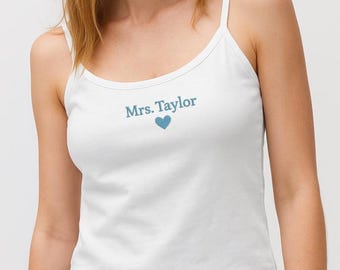Gepersonaliseerd bruidstopje - Een gepersonaliseerd huwelijksgeschenk voor mevrouw [Naam], leuk cadeautje voor een vrijgezellenfeest.