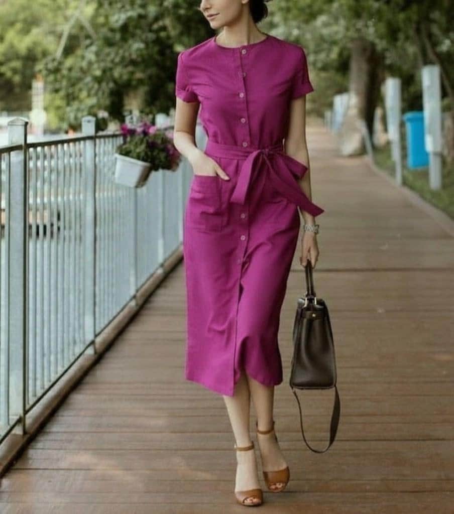 Belted Summer Dress - Etsy
