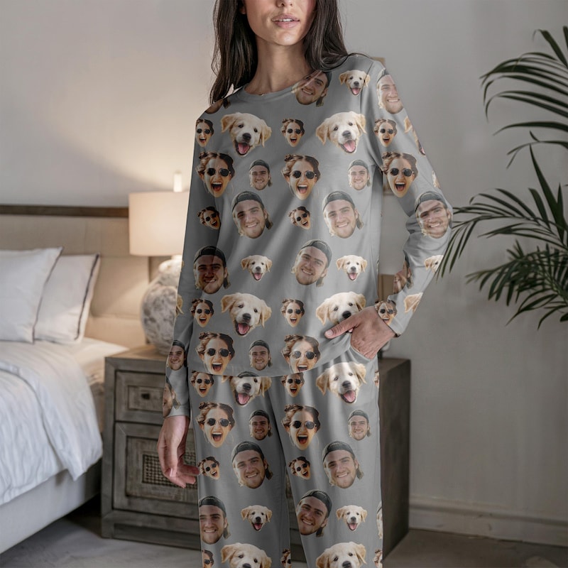 Custom Print Pajamas - Etsy Australia